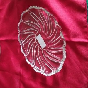 Mikasa peppermint clear sweet dish